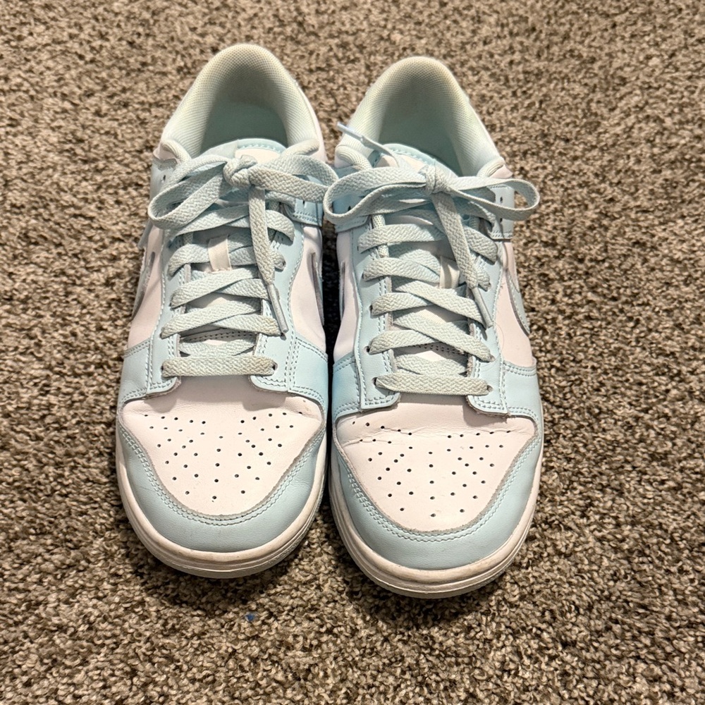 Nike Women's Sneakers - Light Blue and White